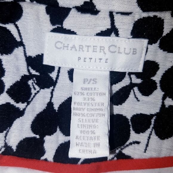 Charter Club Button Jacket Blazer Top - Picture 7 of 11